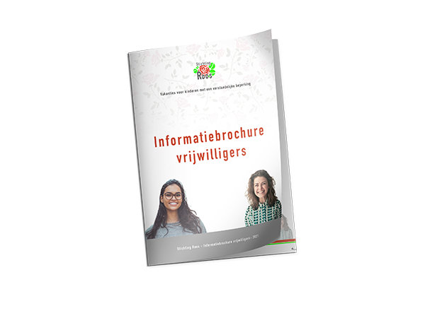 Voorzijde informatiebrochure vrijwilligers